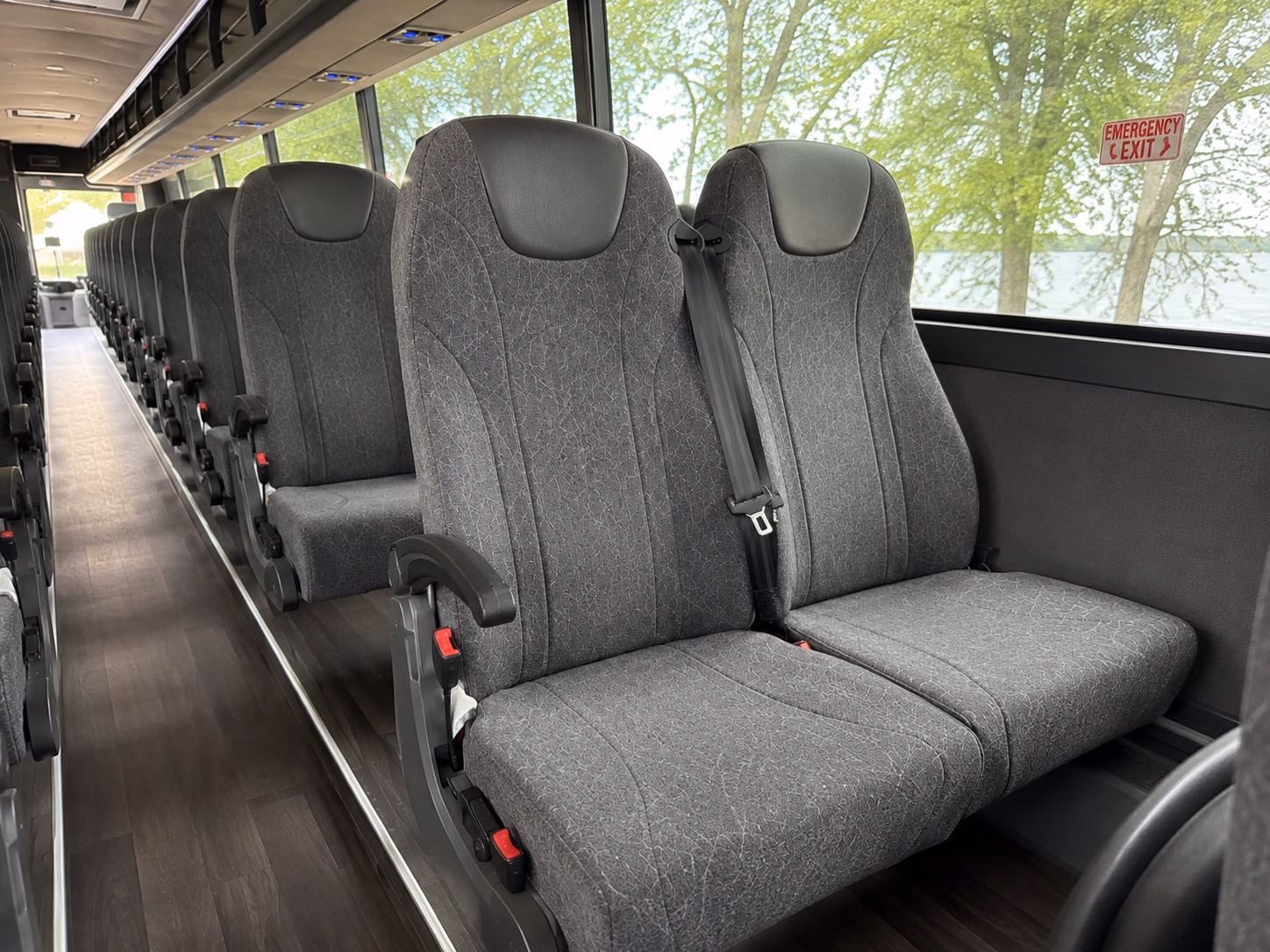 salt lake city charter bus interior