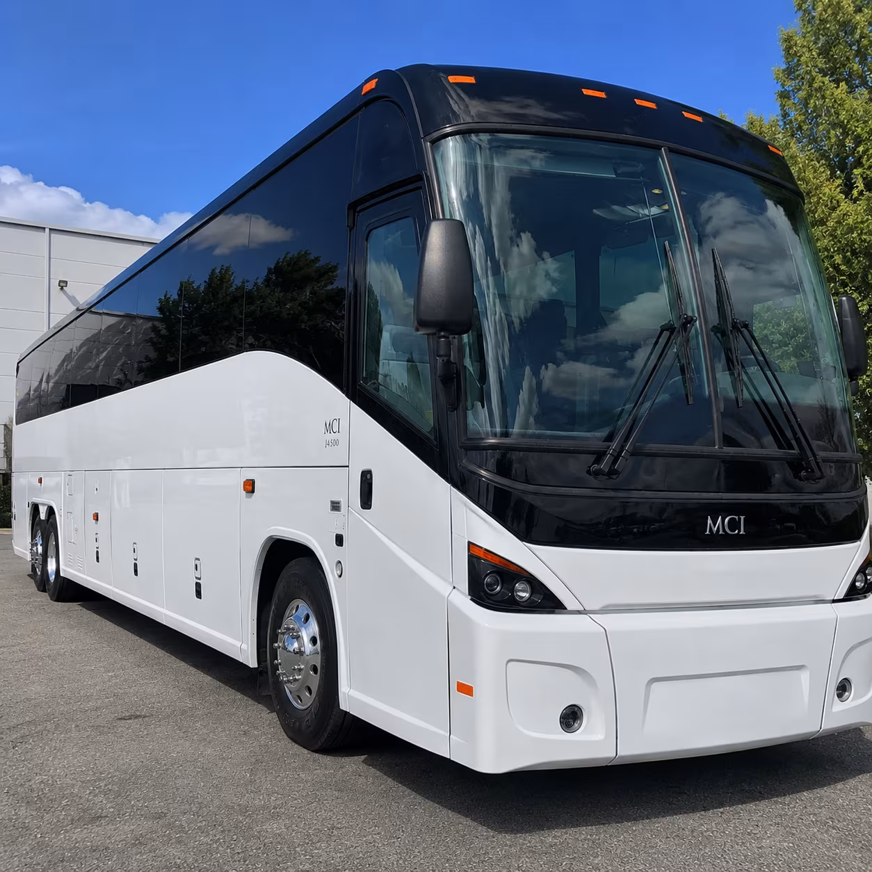 salt lake city charter bus services exterior